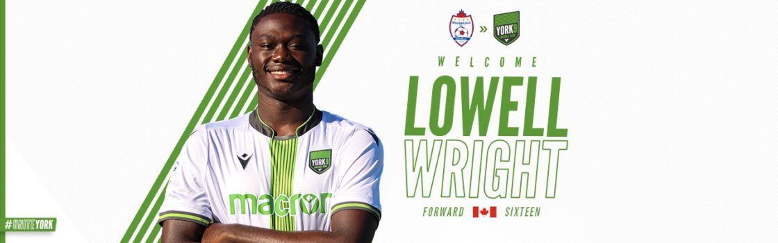 Lowell Wright signs to York9 FC